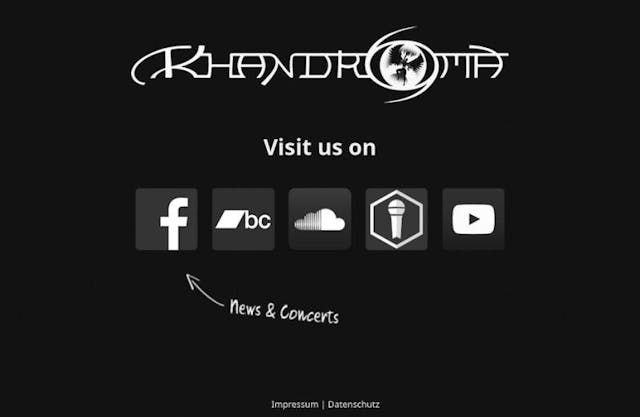 Khándroma Band Website 1.0
